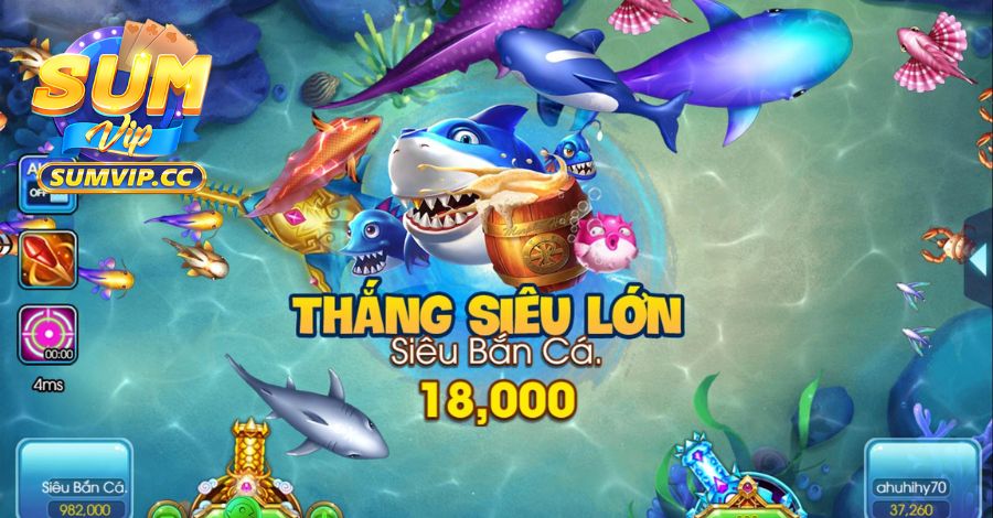 Xu thưởng trong game bắn cá miễn phí dùng để mở khóa level mới